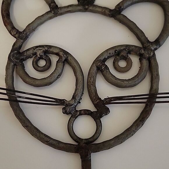 Metal Rustic Cat wall hook - Picture 4 of 4